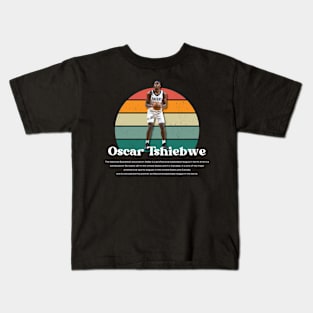 Oscar Tshiebwe Vintage V1 Kids T-Shirt